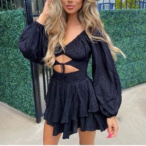 Princess Polly Black Romper